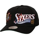 bone-curvo-preto-snapback-busted-pro-da-philadelphia-76ers-nba-da-mitchell-ness