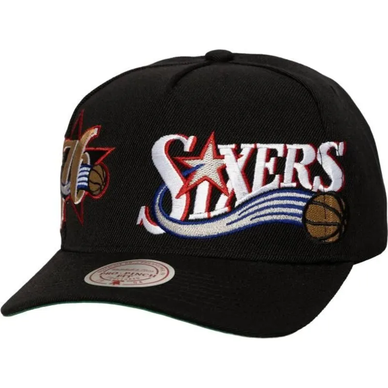 bone-curvo-preto-snapback-busted-pro-da-philadelphia-76ers-nba-da-mitchell-ness