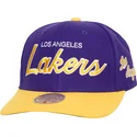 bone-curvo-violeta-e-amarelo-snapback-team-script-20-pro-da-los-angeles-lakers-nba-da-mitchell-ness