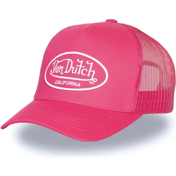 Boné trucker rosa LOF B46 da Von Dutch