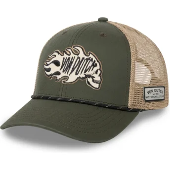 Boné trucker verde SEM08 da Von Dutch