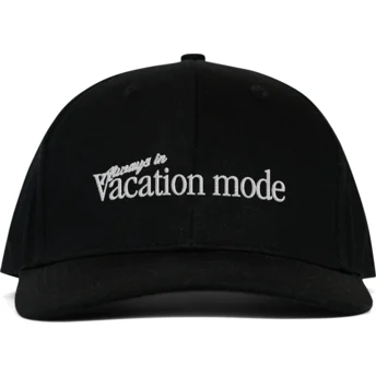 Boné curvo preto snapback Vacation Mode da Pica Pica
