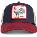 bone-trucker-azul-marinho-galo-all-american-rooster-da-goorin-bros