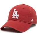 bone-curvo-vermelho-ajustavel-archive-da-los-angeles-dodgers-mlb-da-american-needle
