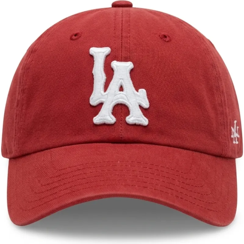 bone-curvo-vermelho-ajustavel-archive-da-los-angeles-dodgers-mlb-da-american-needle