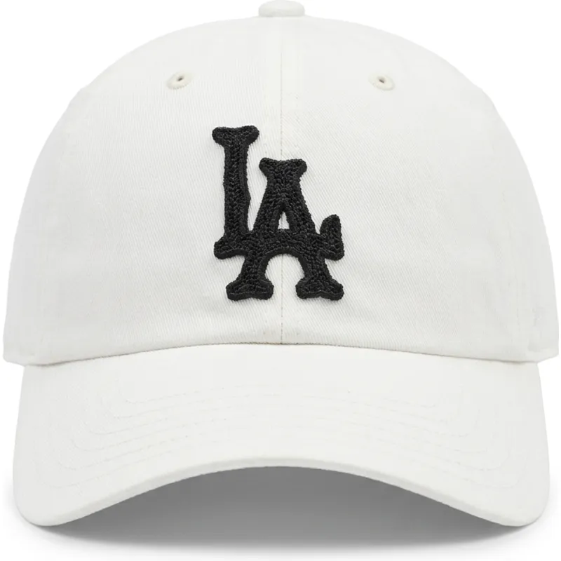 bone-curvo-branco-ajustavel-archive-da-los-angeles-dodgers-mlb-da-american-needle