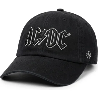 Boné curvo preto ajustável Ballpark AC/DC da American Needle