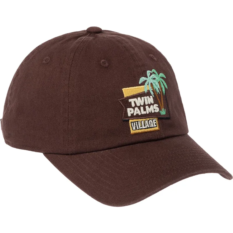 bone-curvo-castanho-ajustavel-twin-palms-village-ballpark-da-american-needle