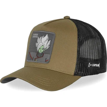Boné trucker verde Zamasu DBS8 ZAMB Dragon Ball da Capslab