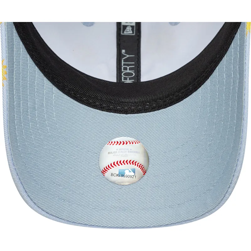 bone-curvo-azul-ajustavel-para-crianca-9forty-summer-all-over-print-da-new-york-yankees-mlb-da-new-era