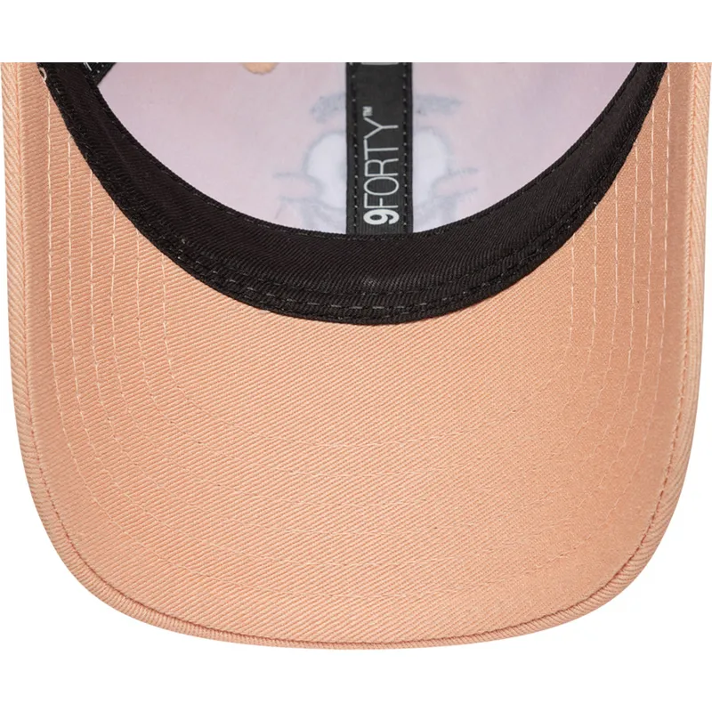 Boné curvo rosa ajustável para criança 9FORTY Face da Patrick Estrela ...