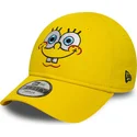 bone-curvo-amarelo-ajustavel-para-crianca-9forty-face-da-spongebob-squarepants-da-new-era