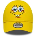 bone-curvo-amarelo-ajustavel-para-crianca-9forty-face-da-spongebob-squarepants-da-new-era