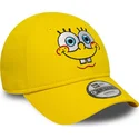 bone-curvo-amarelo-ajustavel-para-crianca-9forty-face-da-spongebob-squarepants-da-new-era