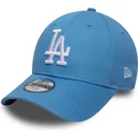 bone-curvo-azul-claro-ajustavel-para-crianca-9forty-essential-da-los-angeles-dodgers-mlb-da-new-era