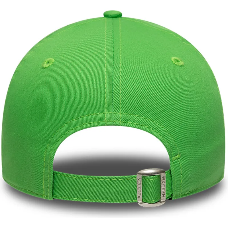 bone-curvo-verde-ajustavel-para-crianca-9forty-essential-da-new-york-yankees-mlb-da-new-era
