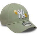 bone-curvo-verde-ajustavel-para-crianca-9forty-summer-icon-da-new-york-yankees-mlb-da-new-era
