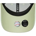 bone-curvo-verde-ajustavel-para-mulheres-9forty-bow-back-satin-da-los-angeles-dodgers-mlb-da-new-era