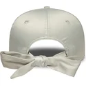 bone-curvo-verde-ajustavel-para-mulheres-9forty-bow-back-satin-da-new-york-yankees-mlb-da-new-era