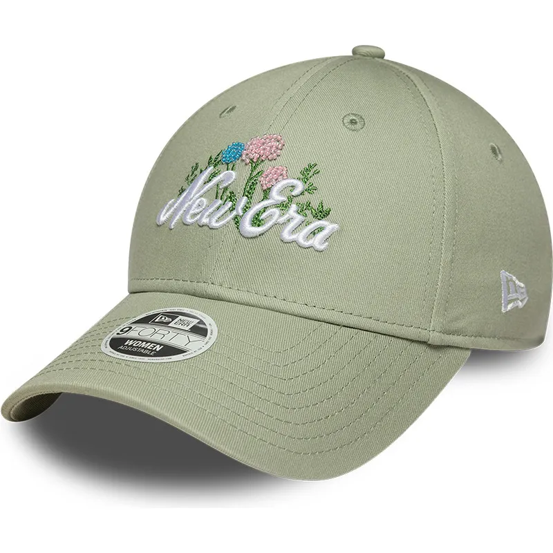 bone-curvo-verde-ajustavel-para-mulheres-9forty-beaded-da-new-era