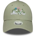 bone-curvo-verde-ajustavel-para-mulheres-9forty-beaded-da-new-era