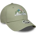 bone-curvo-verde-ajustavel-para-mulheres-9forty-beaded-da-new-era