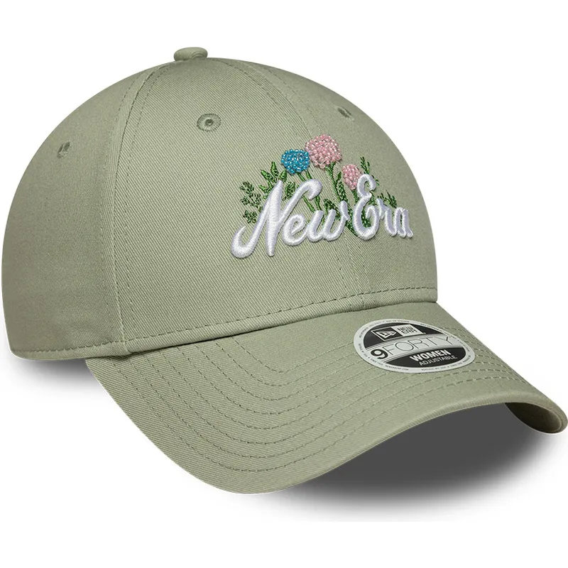 bone-curvo-verde-ajustavel-para-mulheres-9forty-beaded-da-new-era