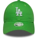 bone-curvo-verde-ajustavel-para-mulheres-9twenty-league-essential-midi-da-los-angeles-dodgers-mlb-da-new-era