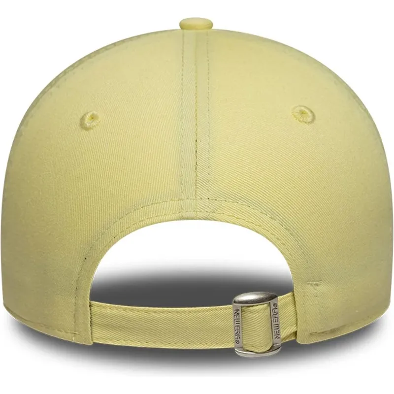 bone-curvo-amarelo-ajustavel-para-mulheres-9twenty-league-essential-midi-da-new-york-yankees-mlb-da-new-era