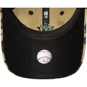 bone-curvo-leopardo-ajustavel-com-logo-preto-para-mulheres-9twenty-leaopard-da-new-york-yankees-mlb-da-new-era