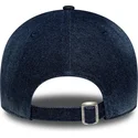bone-curvo-azul-marinho-ajustavel-para-mulheres-9twenty-a-frame-denim-da-new-york-yankees-mlb-da-new-era