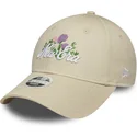 bone-curvo-bege-ajustavel-para-mulheres-9forty-beaded-da-new-era