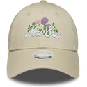 bone-curvo-bege-ajustavel-para-mulheres-9forty-beaded-da-new-era