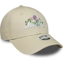 bone-curvo-bege-ajustavel-para-mulheres-9forty-beaded-da-new-era