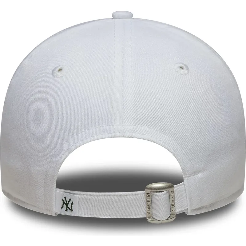 bone-curvo-branco-ajustavel-para-mulheres-9forty-floral-infill-da-new-york-yankees-mlb-da-new-era