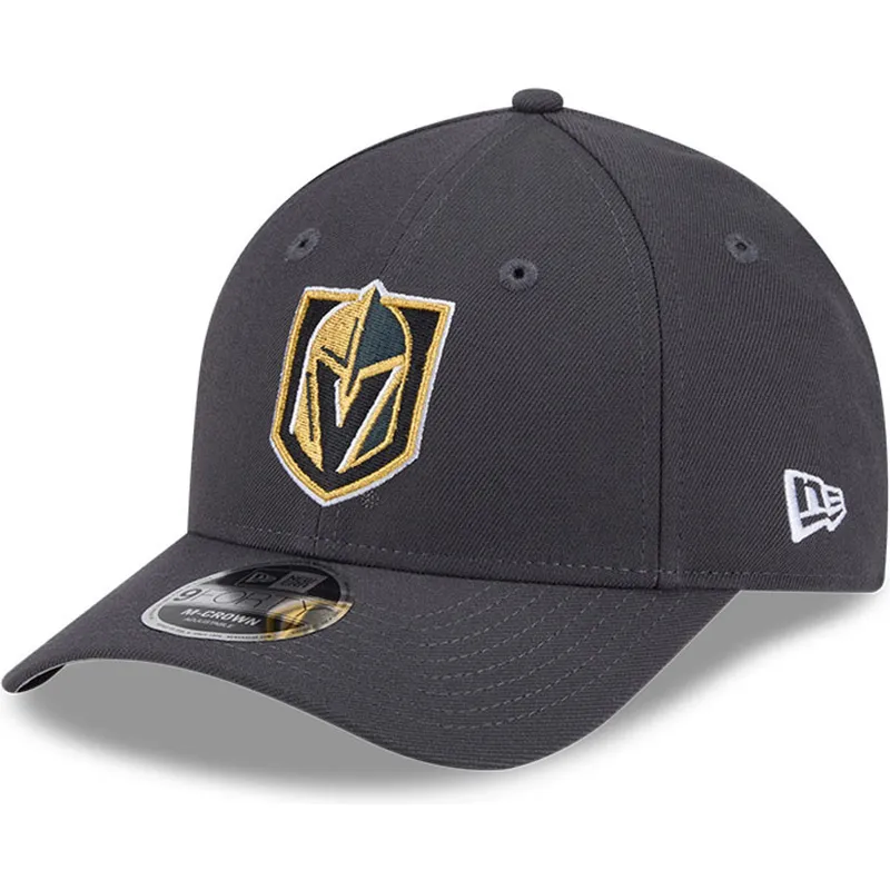 bone-curvo-cinza-snapback-9forty-m-crown-da-vegas-golden-knights-nhl-da-new-era