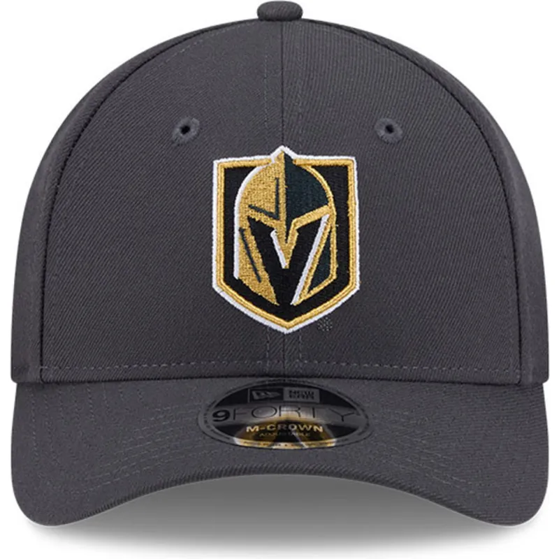 bone-curvo-cinza-snapback-9forty-m-crown-da-vegas-golden-knights-nhl-da-new-era