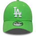 bone-curvo-verde-claro-ajustavel-com-logo-branco-9forty-league-essential-da-los-angeles-dodgers-mlb-da-new-era
