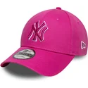 bone-curvo-rosa-ajustavel-com-logo-rosa-9forty-team-outline-da-new-york-yankees-mlb-da-new-era