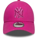 bone-curvo-rosa-ajustavel-com-logo-rosa-9forty-team-outline-da-new-york-yankees-mlb-da-new-era