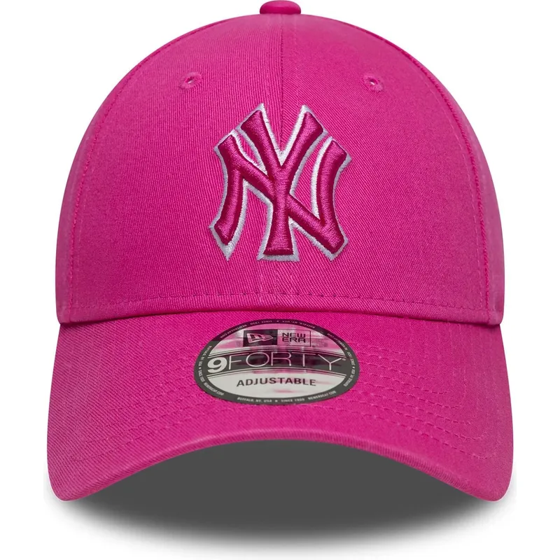 bone-curvo-rosa-ajustavel-com-logo-rosa-9forty-team-outline-da-new-york-yankees-mlb-da-new-era