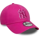 bone-curvo-rosa-ajustavel-com-logo-rosa-9forty-team-outline-da-new-york-yankees-mlb-da-new-era