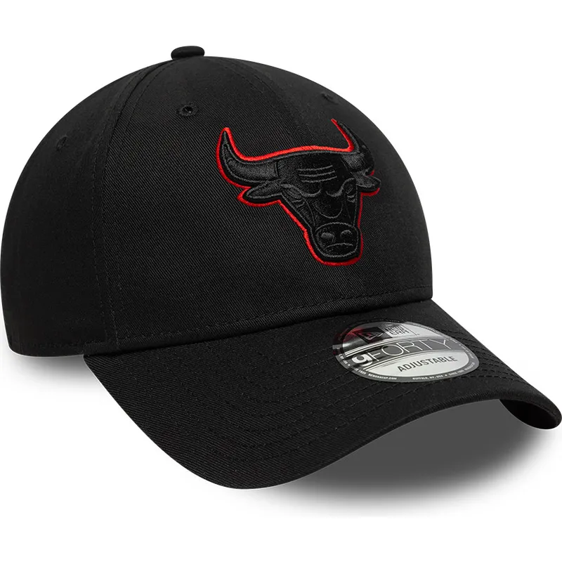 bone-curvo-preto-ajustavel-com-logo-preto-9forty-team-outline-da-chicago-bulls-nba-da-new-era