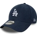 bone-curvo-azul-marinho-ajustavel-9forty-soft-cord-da-los-angeles-dodgers-mlb-da-new-era
