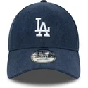 bone-curvo-azul-marinho-ajustavel-9forty-soft-cord-da-los-angeles-dodgers-mlb-da-new-era