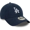 bone-curvo-azul-marinho-ajustavel-9forty-soft-cord-da-los-angeles-dodgers-mlb-da-new-era