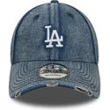 bone-curvo-azul-ajustavel-9forty-acid-wash-denim-da-los-angeles-dodgers-mlb-da-new-era