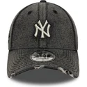 bone-curvo-preto-ajustavel-9forty-acid-wash-denim-da-new-york-yankees-mlb-da-new-era