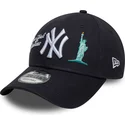 bone-curvo-azul-marinho-ajustavel-9forty-city-icon-da-new-york-yankees-mlb-da-new-era