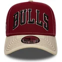bone-curvo-vermelho-e-bege-snapback-e-frame-city-icon-da-chicago-bulls-nba-da-new-era